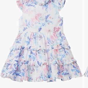 Janie and Jack  Ruffle Tiered little Mermaid Print Dress